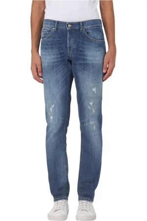 Dondup Jeans, Herr, W36, Denim, George Denim Distressed Byxor