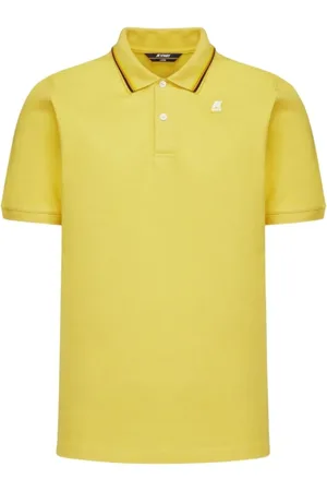 K-Way Topp, Herr, M, Bomull, Gul Slim Fit Polo Shirt Jud
