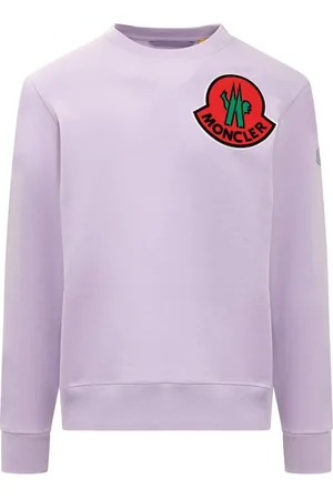 Moncler Sweatshirts & Hoodies, Herr, S, Bomull, Stiligt Sweatshirt för Män och Kvinnor