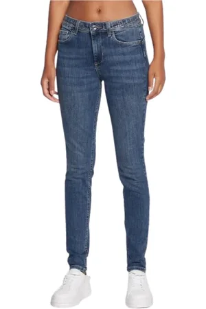 Liu Jo Jeans, Dam, W24, Bomull, Skinny Fit Bomull Stretch Blå Jeans