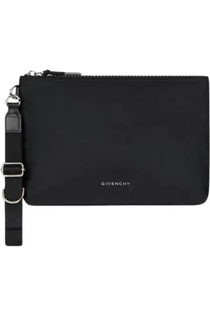Givenchy Pre-owned, Herr, ONE Size, Nylon, Svart Clutch Handledsväska