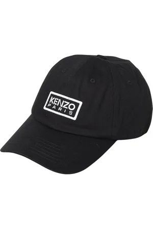 Kenzo Accessoarer, Herr, ONE Size, Bomull, Logo Baseball Cap i Svart
