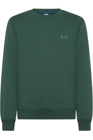 sun68 Sweatshirts & Hoodies, Herr, XL, Bomull, Bomullssweatshirt med broderad logotyp