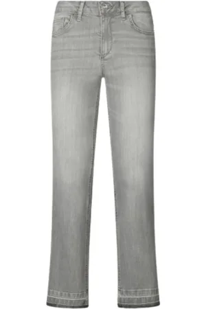Liu Jo Jeans, Dam, W27, Bomull, Crop Flare Jeans med Strass Detaljer