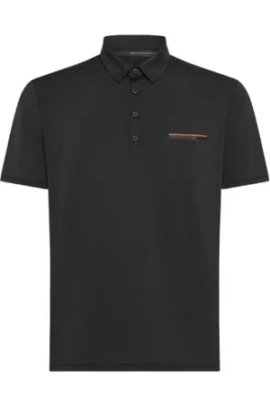 RRD Topp, Herr, M, Svart Oxford Polo Skjorta Stiliga Detaljer