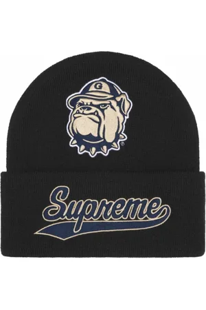 Supreme Accessoarer, unisex, ONE Size, Svart Ncaa Beanie Mössa