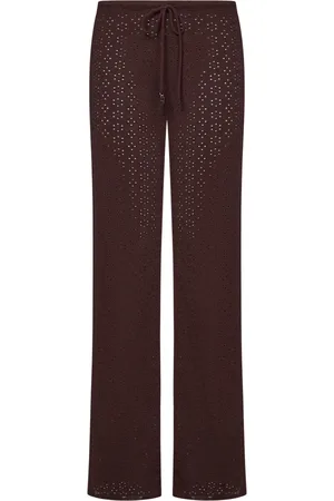 FISICO Byxor, Dam, L, Choklad Sangallo Dragsko Byxor Ss25