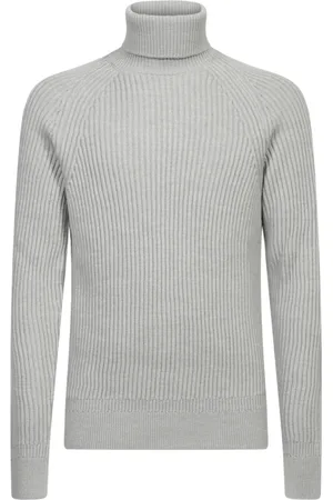 ZANONE Stickade tröjor & koftor, Herr, L, Grå Stickat Aw24