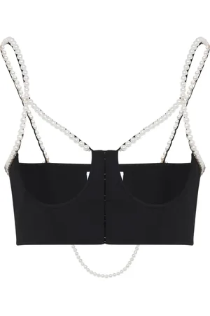 Moschino Topp, Dam, S, Läder, Svart Damtoppkläder