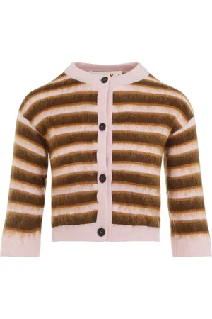 Marni Stickade tröjor & koftor, Dam, S, Rosa & Lila Tröja Aw24