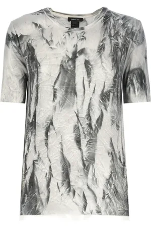 AVANT TOI Topp, Dam, L, Grå Silkeblandning Crewneck T-shirt
