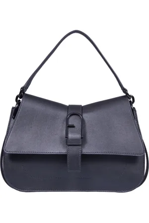 Furla Väska, Dam, ONE Size, Läder, Svart Axelväska Elegant Flow Design
