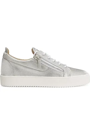 Giuseppe Zanotti Skor, Herr, 40 EU, Silver Sneakers Aw23