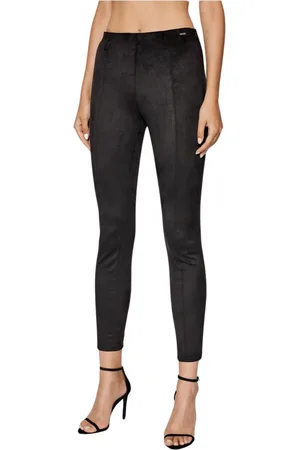 Guess Byxor, Dam, L, Polyester, Suede Leggings - Super Slim Fit