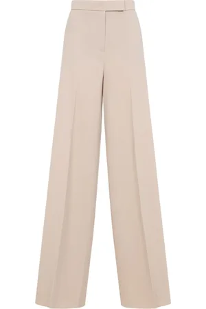 Max Mara Byxor, Dam, S, Neutrala Ullbyxor Stiligt Komfort
