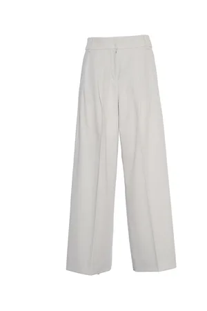 Max Mara Byxor, Dam, 2Xs, Högmidjade ullbyxor