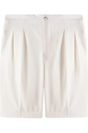 Patrizia Pepe Shorts, Herr, S, Vita Bermuda-shorts i ullblandning