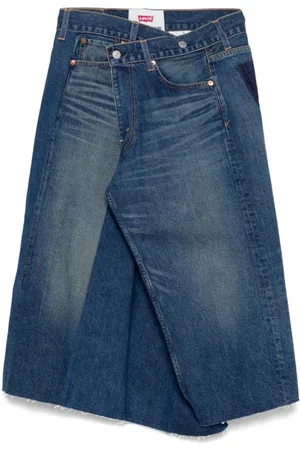 JUNYA WATANABE Kjol, Dam, M, Denim, Blå Kjolar för Kvinnor
