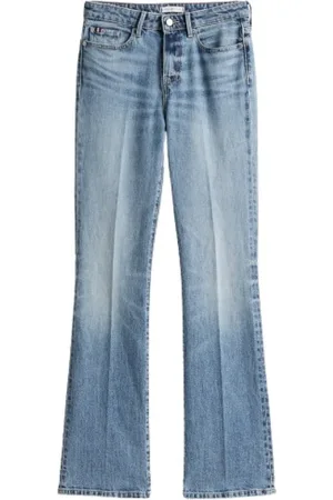 Tommy Hilfiger Jeans, Dam, W27, Bomull, Bootcut Jeans med Vintagestil