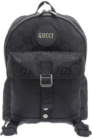 Gucci Pre-owned, Dam, ONE Size, Nylon, Pre-owned Canvas ryggsckar