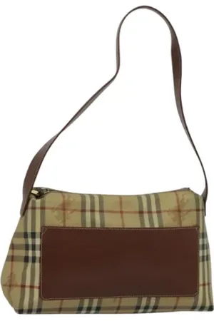 Burberry Pre-owned, Dam, ONE Size, Pre-owned Laeder axelremsvskor