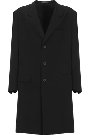 YOHJI YAMAMOTO Kappa, Herr, M, Svart Pour Homme Jacka Klassisk Stil