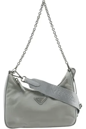 Prada Pre-owned, Dam, ONE Size, Nylon, Pre-owned Canvas crossbodyvskor