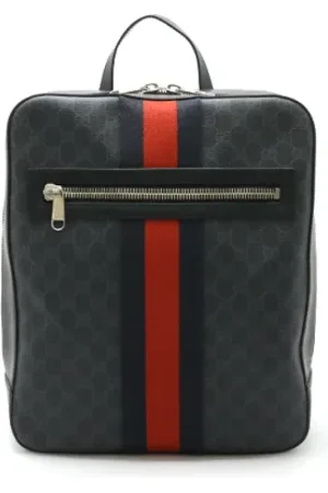 Gucci Pre-owned, Herr, ONE Size, Läder, Pre-owned Canvas ryggsckar