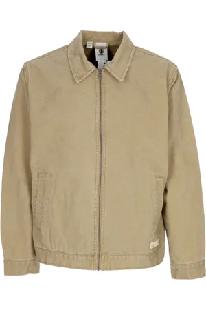 Element Jacka, Herr, L, Bomull, Canvas Khaki Jacka för Män