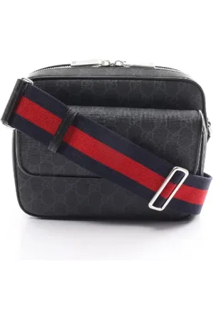 Gucci Pre-owned, Herr, ONE Size, Läder, Pre-owned Canvas crossbodyvskor