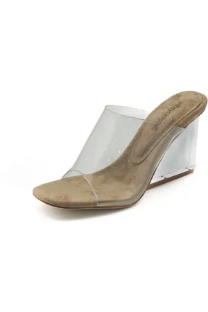 Jeffrey Campbell Skor, Dam, 38 EU, Mocka, Transparent Acetat Kil Sandaler