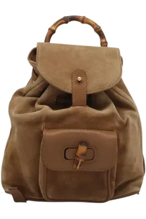 Gucci Pre-owned, Dam, ONE Size, Pre-owned Laeder ryggsckar