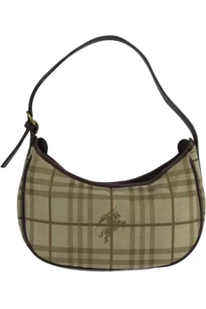Burberry Pre-owned, Dam, ONE Size, Pre-owned handväska i canvas
