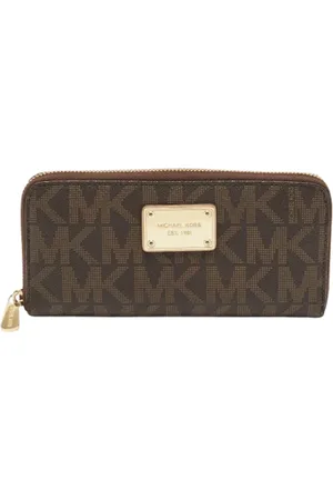 Michael Kors Pre-owned, Dam, ONE Size, Pre-owned Belagd canvas plnbcker