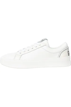 GCDS Skor, Herr, 42 EU, Läder, Vita Sneakers Modernt Design Vår/Sommar