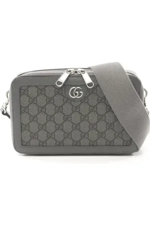 Gucci Pre-owned, Herr, ONE Size, Läder, Pre-owned Canvas crossbodyvskor