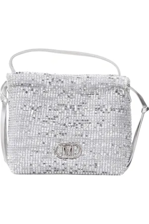 MARC ELLIS Väska, Dam, ONE Size, Läder, Lyx Silver Paljett Handväska