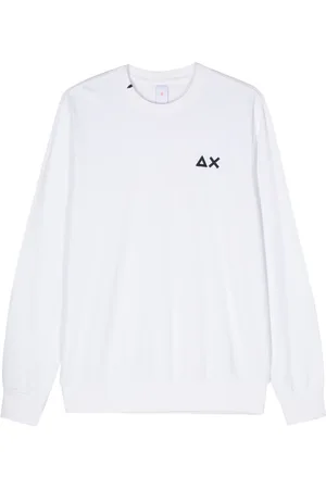 sun68 Sweatshirts & Hoodies, Herr, 2Xl, Bomull, Broderad logotyp sweatshirt