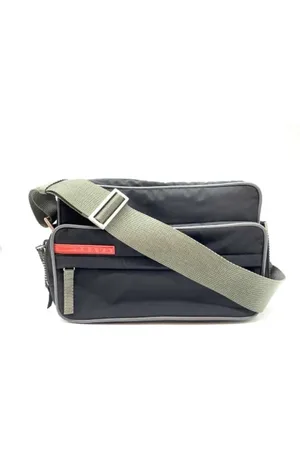 Prada Pre-owned, Dam, ONE Size, Nylon, Pre-owned Canvas crossbodyvskor