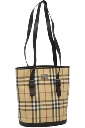 Burberry Pre-owned, Dam, ONE Size, Pre-owned Laeder axelremsvskor