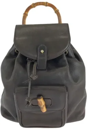 Gucci Pre-owned, Dam, ONE Size, Pre-owned Laeder ryggsckar