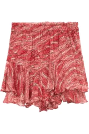 Isabel Marant Kjol, Dam, XS, Chiffong, Tryckt Mousseline Sommar Shorts