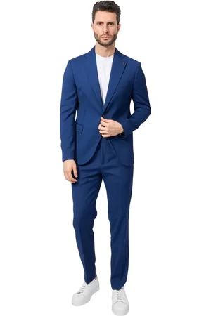 MULISH Kostym, Herr, S, Blå Slim Fit Klänning