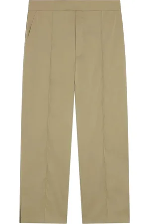 SEMICOUTURE Byxor, Dam, XS, Bomull, Kort poplinbyxa med framsömn