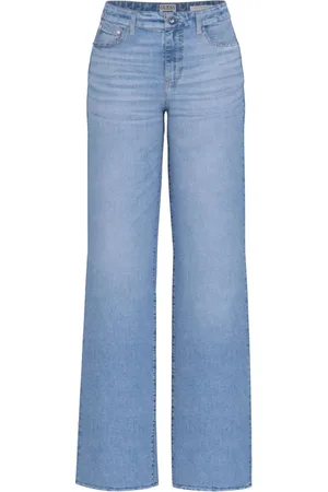 Guess Jeans, Dam, W28, Denim, Bred Denim Jeans för Kvinnor