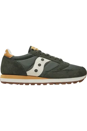Saucony Skor, Herr, 43 EU, Läder, Skoggrön Jazz Original Sneakers