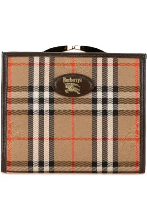 Burberry Pre-owned, Dam, ONE Size, Pre-owned Canvas plnbcker