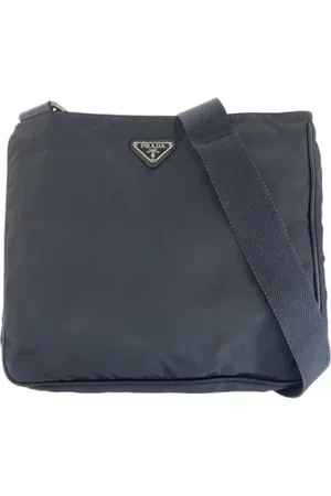Prada Pre-owned, Herr, ONE Size, Läder, Pre-owned Canvas crossbodyvskor