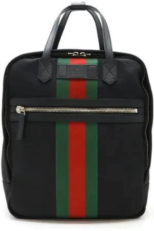 Gucci Pre-owned, Dam, ONE Size, Pre-owned Canvas ryggsckar