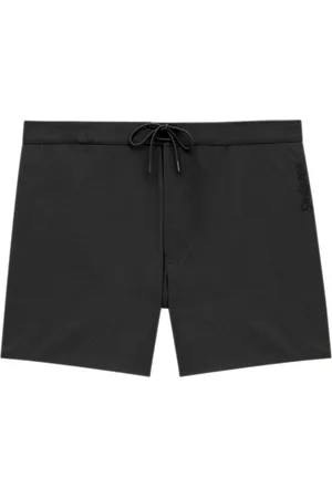 Saint Laurent Badkläder, Herr, M, Svart Hav Simshorts Broderad Logotyp